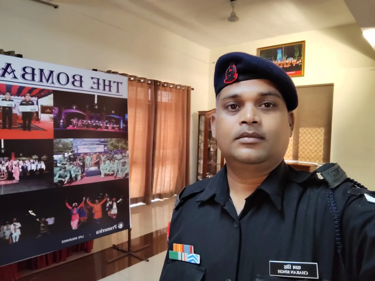 Charan Singh Choudhary in professional service uniform